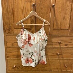 Emory Rose Cold Shoulder Floral Blouse Size Small